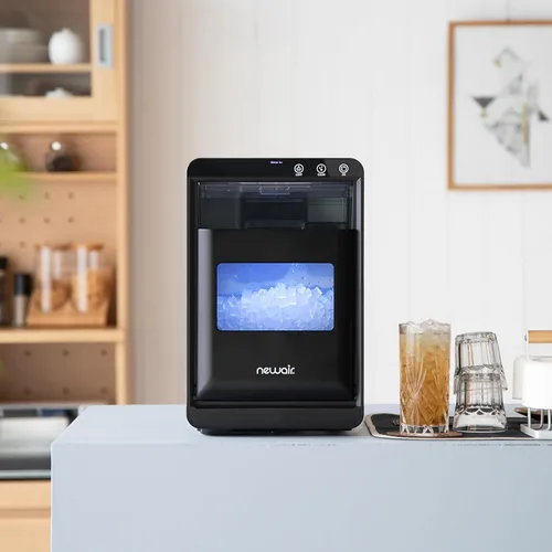 Miniatura 7 de Newair Nugget Máquina de Hielo para Encimera, 44 libras en 24 Horas Máquina de Hielo Nugget, Máquina de Hielo Autolimpiante en Acero Inoxidable