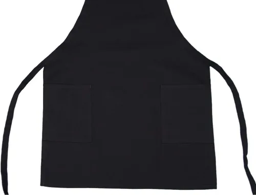 Miniatura 6 de Voila - Delantales de cocina para mujeres y hombres, negro, ajustable, dos bolsillos delanteros, divertido y lindo delantal de cocina francesa