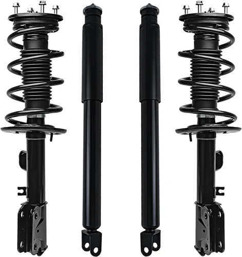 Miniatura 98 de Detroit Axle - Amortiguadores de puntales para Nissan Sentra 2007-2012 [Base S SL SR] Puntales delanteros completos con amortiguadores traseros