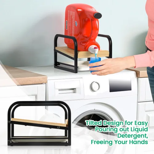 Miniatura 4 de Soporte para Detergente de Ropa Líquido, Soporte para Detergente de Ropa, Soporte para Detergente Líquido con Bandeja para Goteo
