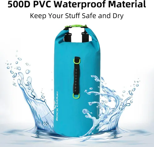 Miniatura 4 de ROCK CLOUD Bolsa seca impermeable de 20L para kayak, rafting, navegación, playa, surf, natación, canoa, camping, senderismo, pesca, esquí