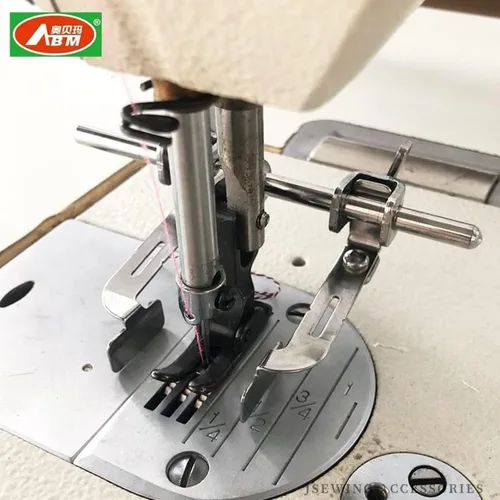 Miniatura 4 de Blooy - Regla de puntada de doble guía para accesorios industriales de una sola aguja para máquinas de coser piezas de guía de tela izquierda derecha