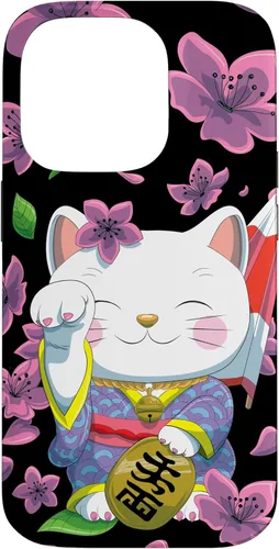 Miniatura 17 de Funda para iPhone 13 Pro Max Japanese Maneki Neko Lucky Cat
