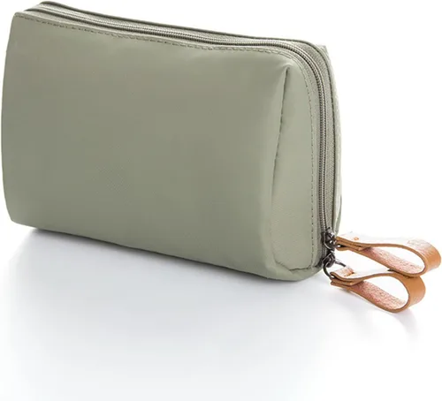 Miniatura 7 de Bolsa de belleza cosmética para el bolso de viaje práctico bolsa de maquillaje para mujeres niñas (), Un interior rojo