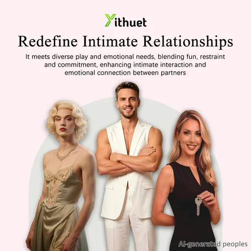 Miniatura 6 de Jaula de castidad para hombre Sissy con una vagina suave y realista - Dispositivo de castidad Yithuet Cobra de material TPE suave, transpirable