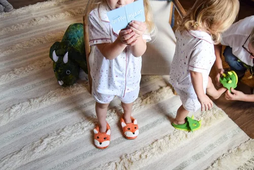 Miniatura 6 de Dearfoams Easter Basket Stuffers Gifts for Kids Washable Animal Critter Slippers