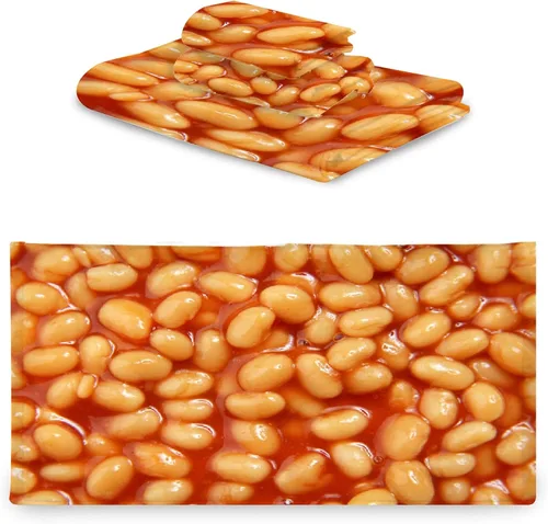 Miniatura 8 de Baked Beans - Juego de toallas de baño de 3 piezas, 1 toalla de baño, 1 toalla de mano, juego de toallas de algodón de secado rápido suave