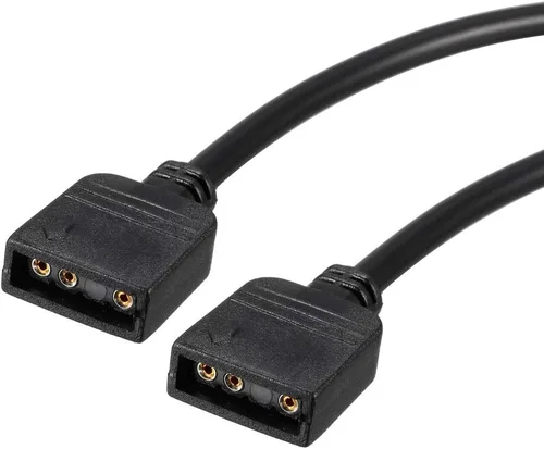 Miniatura 3 de uxcell ARGB - Cable divisor hembra a hembra de 3 pines, cable de extensión para tiras de luz LED 5050 3528, 11.8 in de longitud, 2