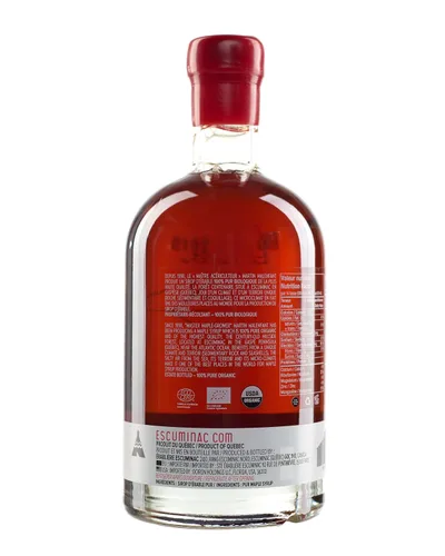 Miniatura 7 de Escuminac jarabe de arce – Orgánico puro canadiense, grado A, perfecto para panqueques, postres y bebidas