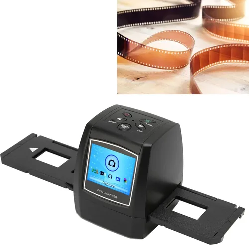 Miniatura 5 de Escáner de película portátil, convierte negativos de película deslizante de 1.378 in y 5.315 in a imágenes JPEG digitales de 5MP 10MP, compatible