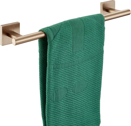 Miniatura 11 de KOKOSIRI Toallero de baño, toallero para baño, cocina, collar de 32 pulgadas, níquel cepillado, acero inoxidable B4005BR-L32