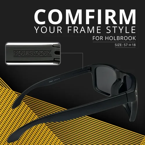 Miniatura 4 de Dynamix Lentes de repuesto polarizadas para Oakley Holbrook OO9102 Fácil de instalar Se ajustan perfectamente