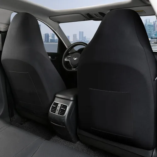 Miniatura 5 de GIANT PANDA Fundas de asiento delantero para asientos de cubeta, fundas de asiento de piel sintética universales para la mayoría de los autos, SUV