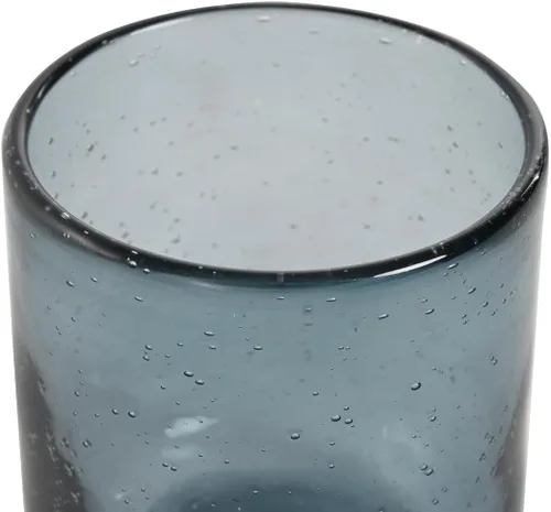 Miniatura 2 de Juego de 6 vasos de cristal 8.3 x 8.3 x 9.3 10.8 fl oz Burbujas Azul