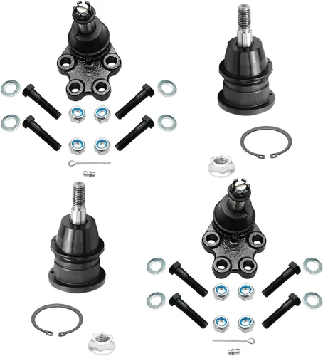 Miniatura 22 de Detroit Axle - Kit de rótulas delanteras para Ford 2003-2006 Crown Victoria Lincoln Town Car Mercury Grand Marquis 2003-2004 Marauder, reemplazo