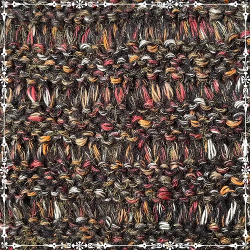 Miniatura 5 de Hilo de alpaca Tweed de algodón para ganchillo, paquete de 4 (588 yardas/7.05 oz), patrones libres, hilo de tweed para tejer, peso de peinado ligero