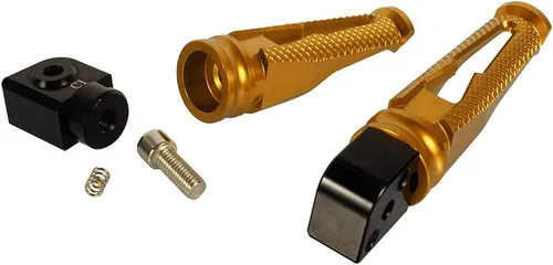 Miniatura 3 de Para Kawasaki Z800 2013-2016 para ZX6R 2005-2018 Reposapiés de motocicleta Clavijas CNC Aluminio Accesorios de motocicleta para Z900 2017-2018