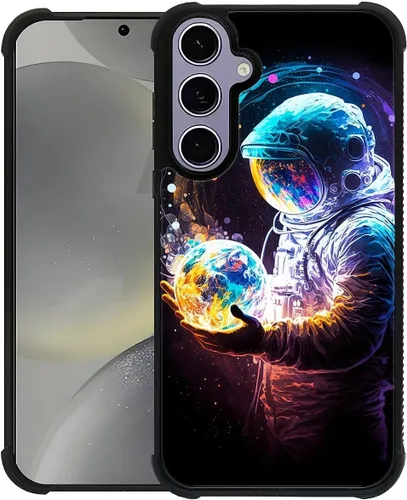 Miniatura 40 de ZHEGAILIAN Funda compatible con Samsung Galaxy S22 Ultra, funda de vidrio orgánico para niñas, mujeres y hombres, diseño de cuatro esquinas, Cabeza