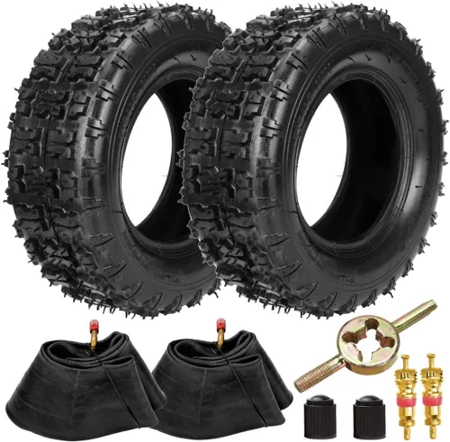 FVRITO Neumáticos 13x5.00-6 y tubo interior para Razor Dirt Quad Yerf Dog Motovox MGK10 CK100 SK100 Go Kart TaoTao E1-350 E1-500 E2-350 E2-500 ATV 4