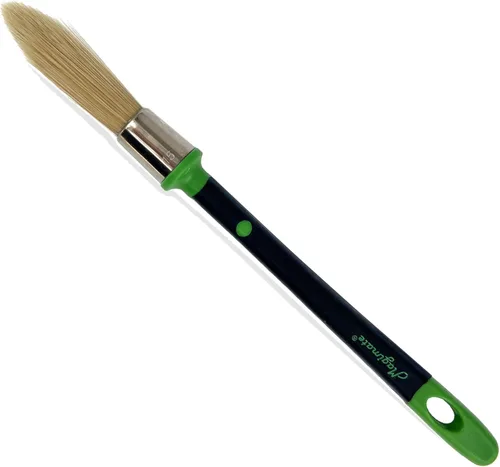 Magimate Brocha pequeña para retoques, brocha para manchas para marcos, zócalos, esquinas de pared de casa y aplicación artística, un solo tamaño de