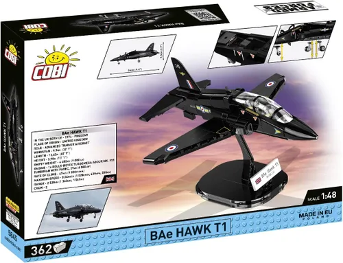 Miniatura 2 de COBI Armed Forces BAE Hawk T1 - Juego de construcción de avión (362 piezas)