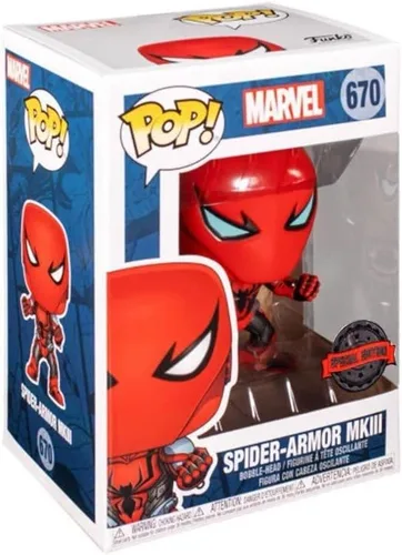 Miniatura 3 de Pop! Funko Marvel Exclusive Spider-Man – Spider-Armor MK III #670