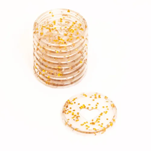 Miniatura 15 de Craftelier - Anillas de Disco M Metálicas con Corte de Troquel en Forma de Corazón para Encuadernación de Scrapbooking para Planners, Agendas