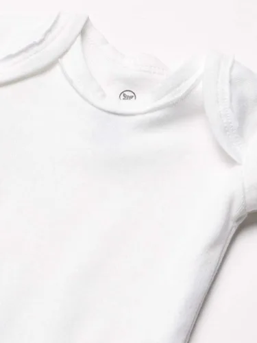 Miniatura 2 de HonestBaby Body de una pieza de manga corta para bebé 100% algodón orgánico (paquete de 5)