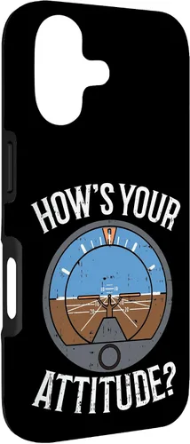 Miniatura 3 de Hows Your Attitude Funny Altitude Aviation Humor Pilot Gift Case for iPhone 17