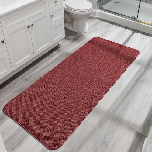 Miniatura 35 de Bosap Alfombra de Baño, Alfombras Corredoras de Baño Ultra Delgadas, Alfombras de Baño Grandes para Baño, Secado Rápido, Antideslizante, Lavable a
