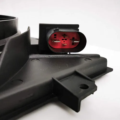 Miniatura 5 de VW102 Reemplazo de ventilador de refrigeración de doble radiador y condensador para Volkswagen Jetta 2.0L VW Tiguan para Audi A3 TT