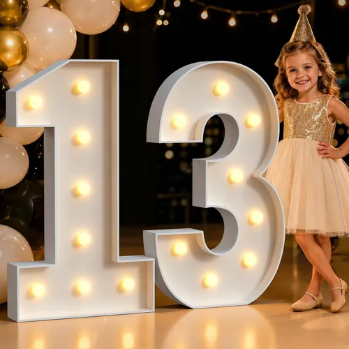 Miniatura 22 de Mixifox Letras de marquesina de 3 pies en Y, letras grandes iluminadas de 3 pies de alto con luces, letra grande para boda, compromiso, graduación
