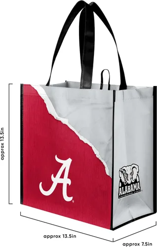 Miniatura 3 de FOCO Bolsas de compras reutilizables con logotipo del equipo de la NCAA