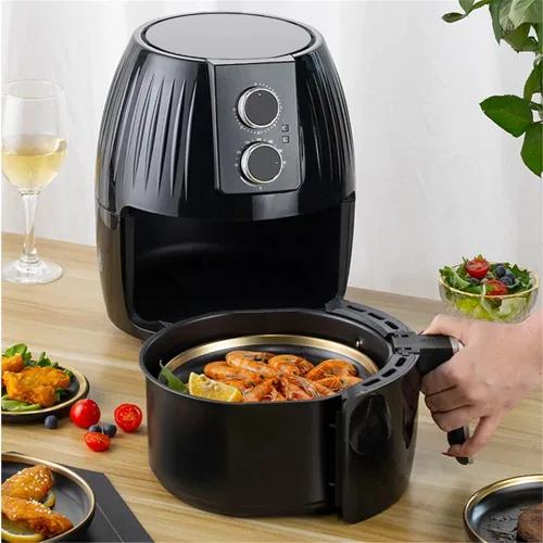 Miniatura 4 de Freidora de aire doméstica aceite-5.5L freidora automática de gran capacidad sin humos
