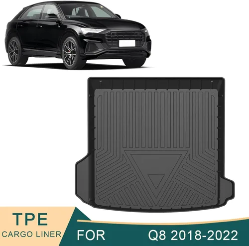 Miniatura 3 de Car Rubber Trunk mat, for A=UDI Q8 2018-2022, Rubber Luggage mat Car Trunk