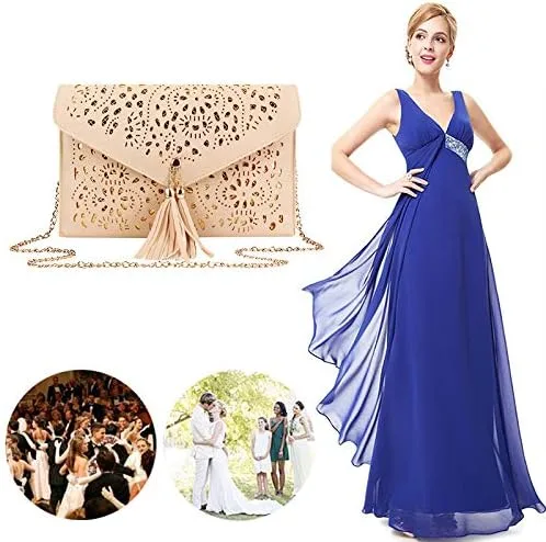 Miniatura 3 de Mily Glitter Sequins Envolvente Clutch Tote Bolso de hombro