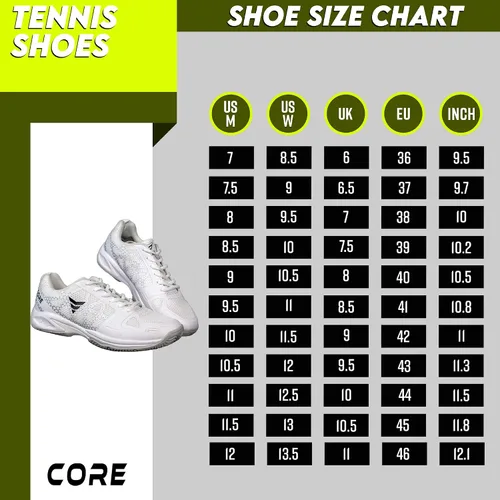 Miniatura 2 de Core Tennis Zapatos - Zapatillas de tenis transpirables para hombre y mujer - Zapatos de pádel con suela antideslizante - Zapatos de tenis