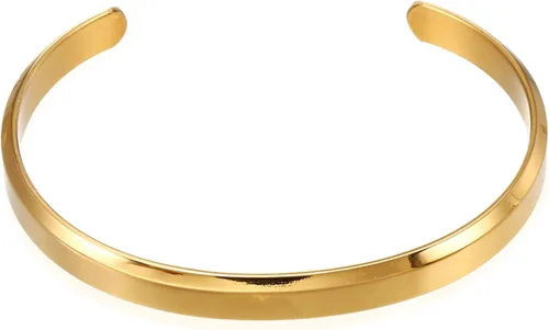 Miniatura 8 de Pulsera ajustable de acero inoxidable para mujer, color oro/plata/negro