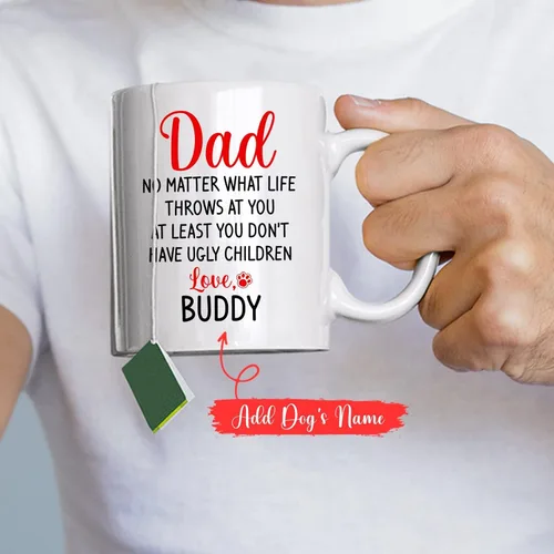 Miniatura 3 de Personalized Dog Dad Name Mug, Dog Lover Tea Cup Gift, Dog Father's Coffee Mug, Dog Daddy Gifts For Dog Lover, Custom Dog Dad Mug With Photo, Dog