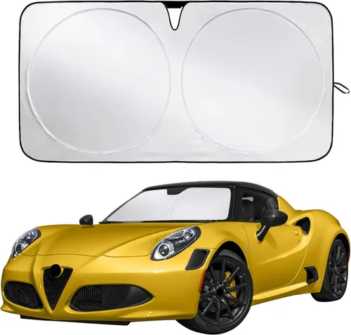 Miniatura 26 de EcoNour Parasol para parabrisas compatible con Hyundai Tucson 2016-2019 2020 2021, visera solar para parabrisas delantero y ventana, bloqueador