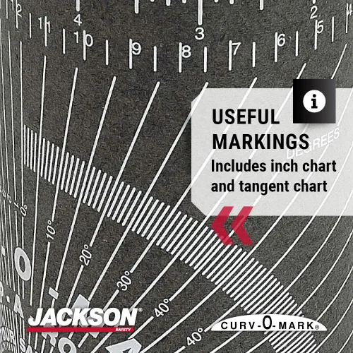Miniatura 4 de Jackson Safety Herramienta de Medición de Tuberías - Herramienta de Cinta Envolvente Wrap-A-Round para Accesorios de Tuberías