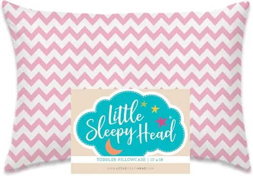 Miniatura 79 de Little Sleepy Head Funda de almohada para niños pequeños, 100% algodón y funda de almohada hipoalergénica para almohada de niños pequeños, funda