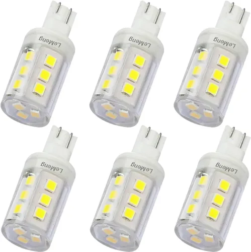 Bombilla LED de 3 W T10 con base de cuña RV 921, 12 VAC/CC, paisaje, jardín, patio, camino, entrada, Malibu, caravana, remolque, autocaravana,