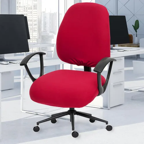 Miniatura 127 de Fundas elásticas para asiento de silla de oficina de escritorio - Funda universal de spandex para silla de computadora - Fundas removibles lavables