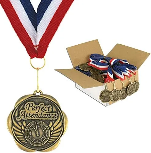 Miniatura 12 de Juego de 100 medallas de premio con cintas para el cuello