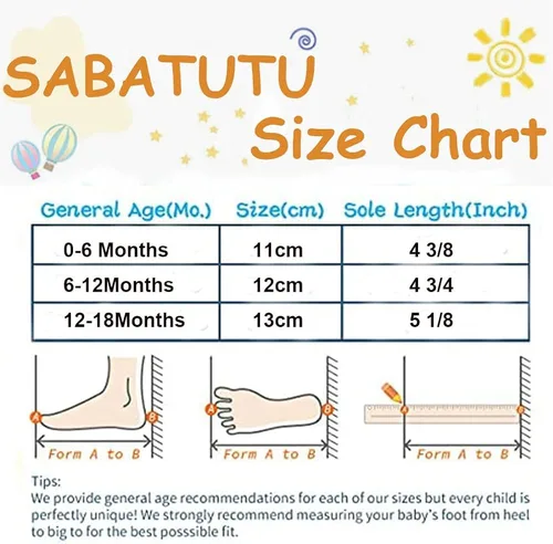 Miniatura 5 de SABATUTU Tenis de lona para bebés niños y niñas, suela suave, antideslizantes, ligeros, para recién nacidos, para primeros pasos, para cuna de 0 a