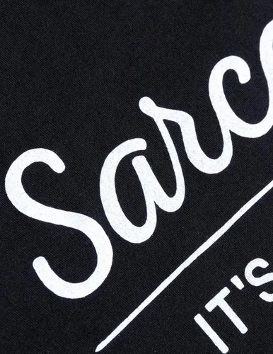 Miniatura 5 de Sarcasm, It's How I Hug Divertida camiseta gráfica sarcástica con actitud de humor para hombres y mujeres, Camiseta para hombre - Negro