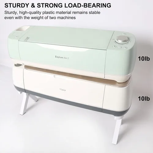 Miniatura 3 de LOPASA Patas de soporte compatibles con Cricut Maker 4,3 y Explore 4,3, Air 2, organización y almacenamiento de máquinas, accesorios de escritorio