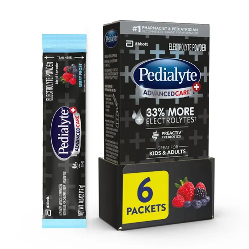 Miniatura 15 de Pedialyte AdvancedCare Plus - polvo electrolítico, con un 33% más de electrolitos y prebióticos preactivos, variedad de estación de hidratación, 80