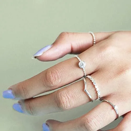 Miniatura 5 de Boma Anillo de plata esterlina con lunares